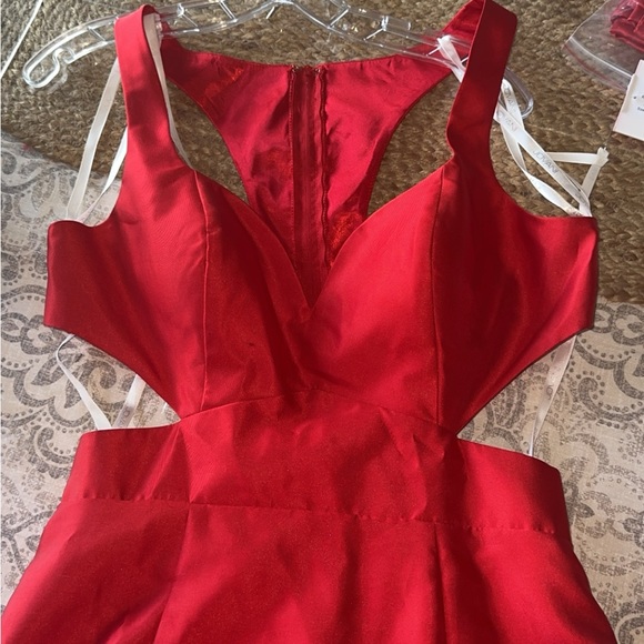 Red cut out Dress by Jovani dresses 🌹❤️ - Picture 8 of 10